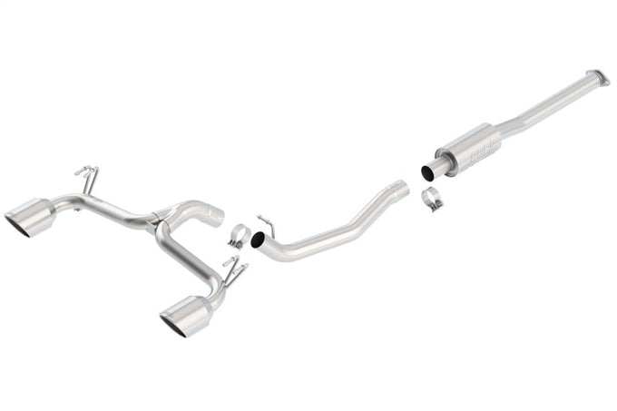 S-Type Cat-Back Exhaust System <br> 09-15 Mitsubishi Lancer Ralliart 2L L4