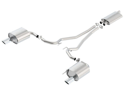 Touring Cat-Back Exhaust System <br> 15-19 Ford Mustang 2.3L