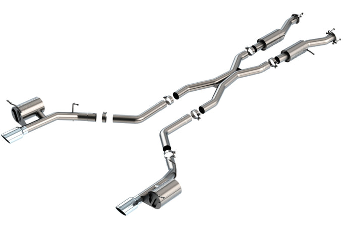 S-Type Cat-Back Exhaust System <br> 2021,2023 2024 Dodge Durango 6.2L V8