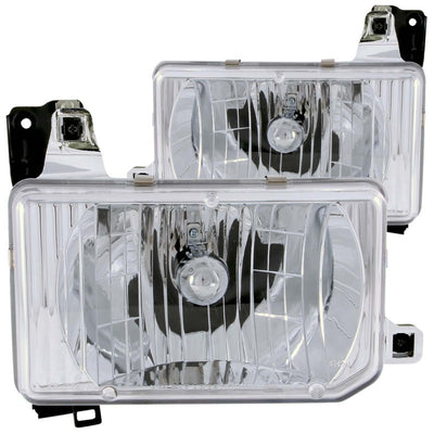 Chrome Crystal Headlights <br> 88-89 Nissan Hardbody