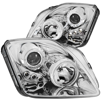 Chrome LED Halo Projector Headlights<br> 97-01 Honda Prelude