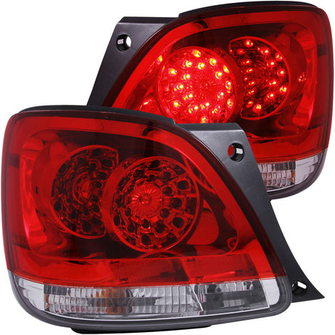Red/Clear LED Taillights <br> 98-05 Lexus Gs300