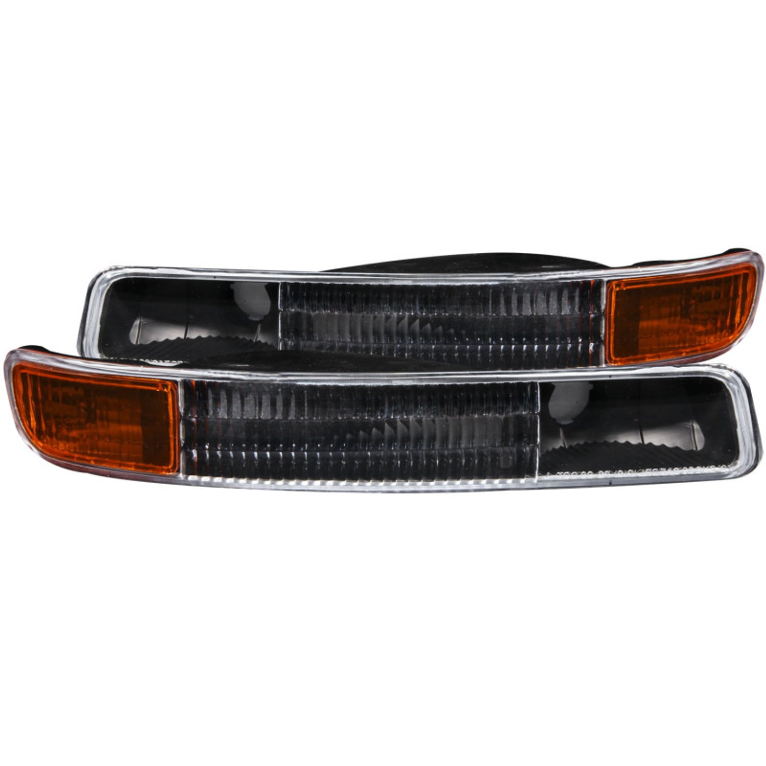 Black Parking Lights w/Amber Reflector<br> 99-06 GMC Sierra 1500