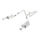 ATAK Cat-Back Exhaust System <br> 11-14 Ford Mustang 3.7L V6