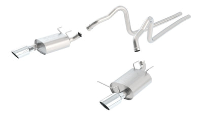 ATAK Cat-Back Exhaust System <br> 11-14 Ford Mustang 3.7L V6