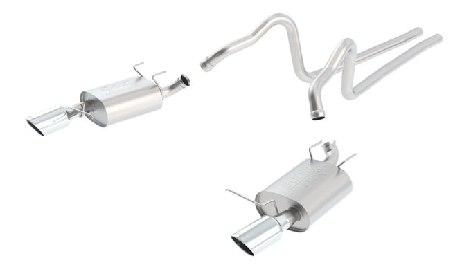 ATAK Cat-Back Exhaust System <br> 11-14 Ford Mustang 3.7L V6