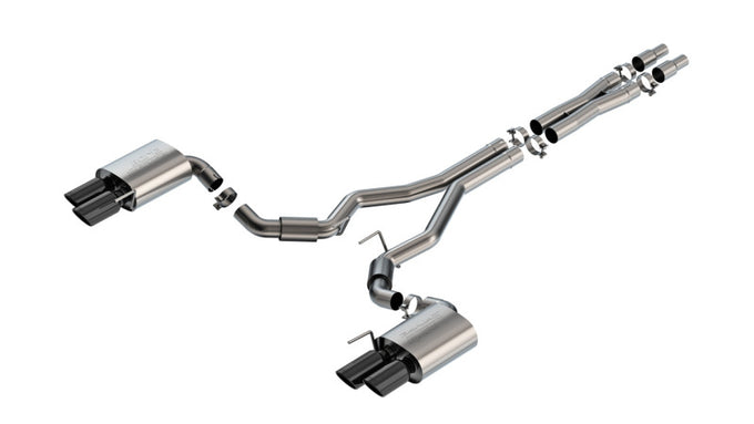 S-Type Cat-Back Exhaust System <br> 2024 Ford Mustang GT Coupe Without Active Exhaust