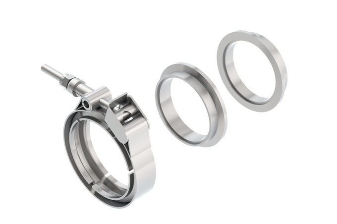 2.25 in. Stainless Steel 3pc V-Band Clamp <br> Universal Fit