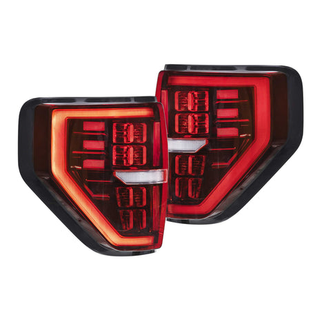 Pair Red XB LED Tail Lights <br> 09-14 Ford F150