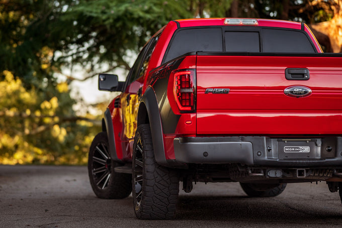 Pair Red XB LED Tail Lights <br> 09-14 Ford F150