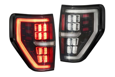 Pair Smoked XB LED Tail Lights <br> 09-14 Ford F150