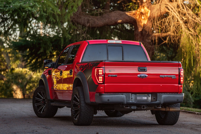 Pair Smoked XB LED Tail Lights <br> 09-14 Ford F150