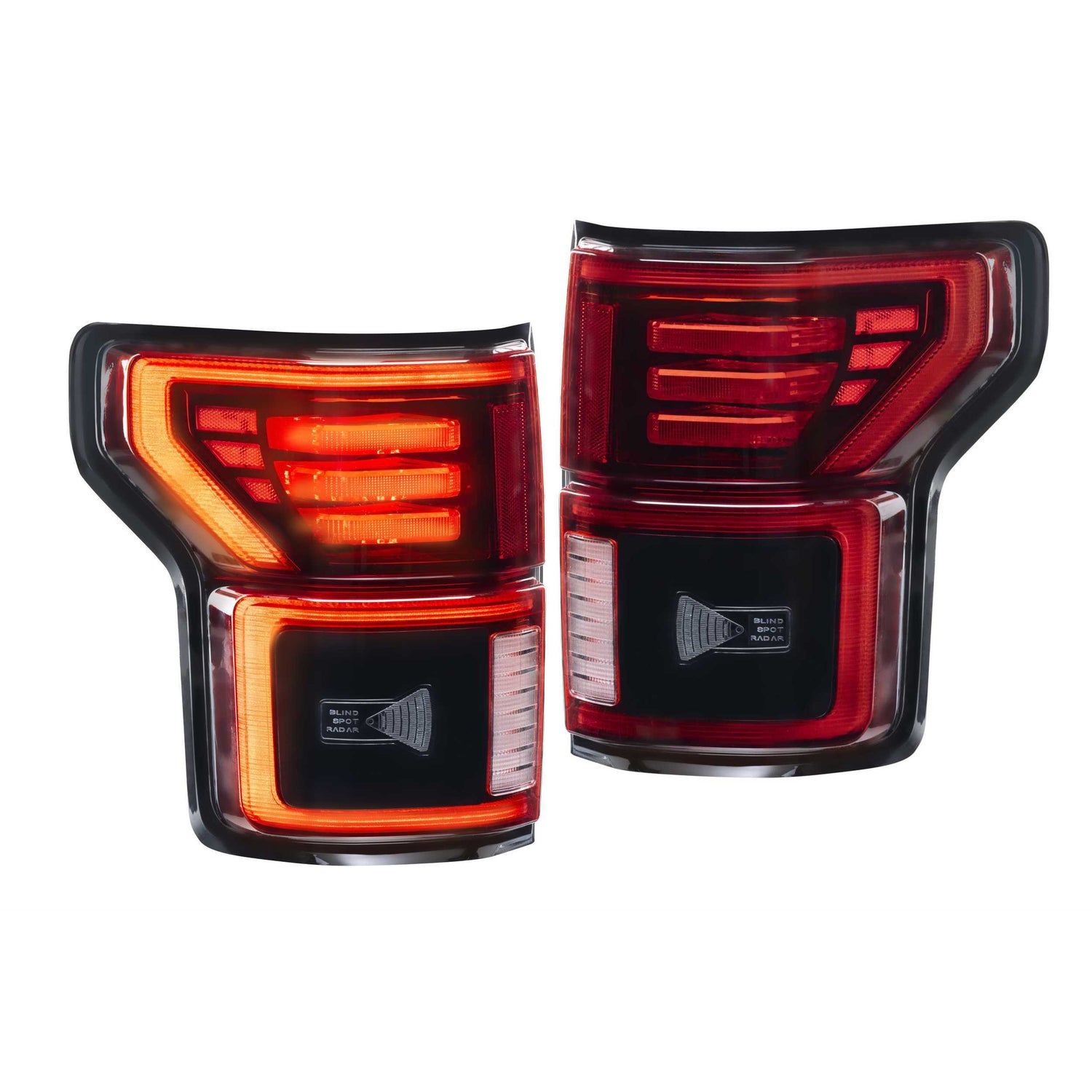 Pair / Red XB LED Tail Lights <br>15-20 Ford F150