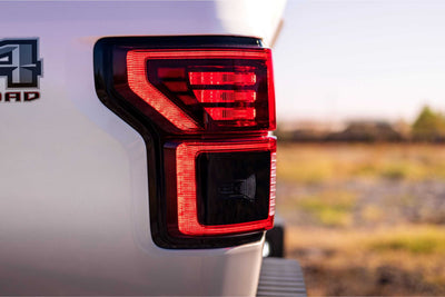 Pair / Red XB LED Tail Lights <br>15-20 Ford F150