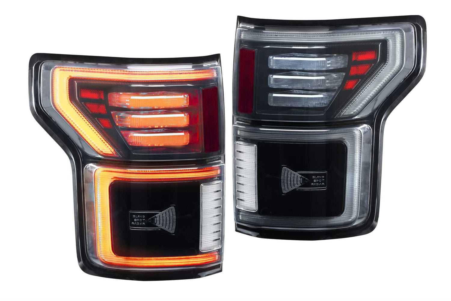 Pair / Smoked XB LED Tail Lights <br>15-20 Ford F150
