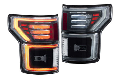 Pair / Smoked XB LED Tail Lights <br>15-20 Ford F150
