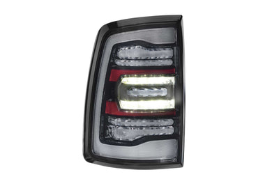Pair / Smoked XB LED Tail Lights <br> 09-18 Dodge Ram, Gen 2