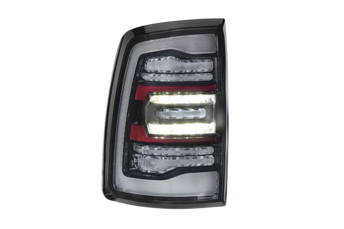 Pair / Smoked XB LED Tail Lights <br> 09-18 Dodge Ram, Gen 2