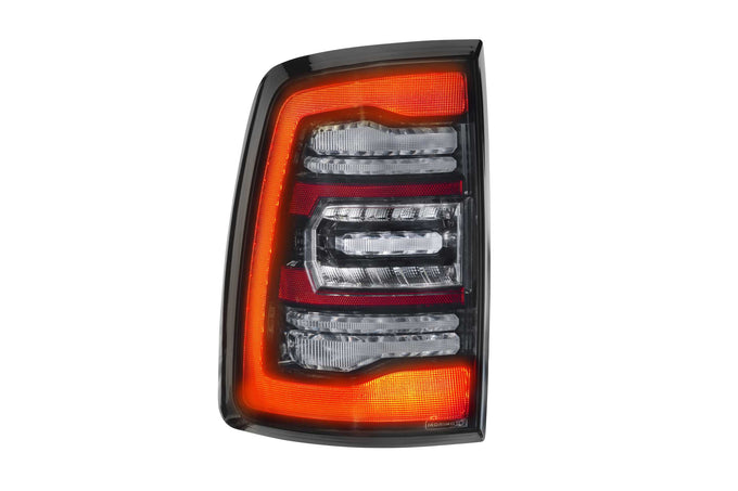 Pair / Smoked XB LED Tail Lights <br> 09-18 Dodge Ram, Gen 2