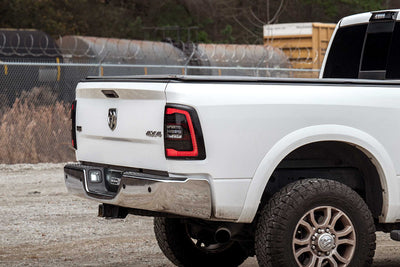 Pair / Smoked XB LED Tail Lights <br> 09-18 Dodge Ram, Gen 2