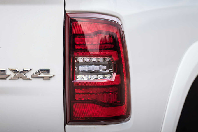 Pair / Red XB LED Tail Lights <br> 09-18 Dodge Ram, Gen 2