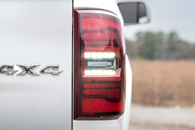 Pair / Red XB LED Tail Lights <br> 09-18 Dodge Ram, Gen 2