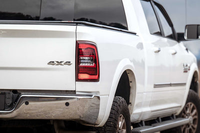 Pair / Red XB LED Tail Lights <br> 09-18 Dodge Ram, Gen 2