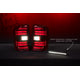 Pair / Red XB LED Tail Lights <br> 14-19 Chevy Silverado, Gen 2