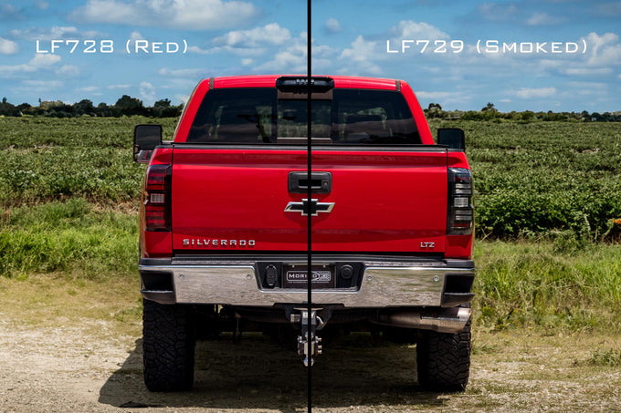 Pair / Red XB LED Tail Lights <br> 14-19 Chevy Silverado, Gen 2