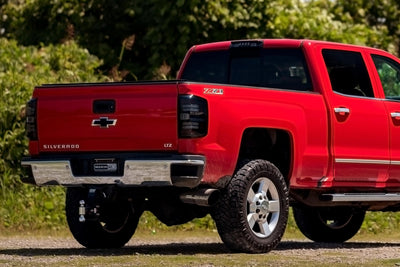 Pair / Smoked XB LED Tail Lights <br> 14-19 Chevy Silverado, Gen 3