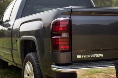 Pair / Red XB LED Tail Lights <br> 14-18 GMC Sierra 1500 2500HD / 3500HD