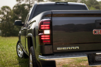 Pair / Red XB LED Tail Lights <br> 14-18 GMC Sierra 1500 2500HD / 3500HD