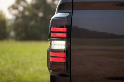 Pair / Smoked XB LED Tail Lights <br> 14-18 GMC Sierra 1500