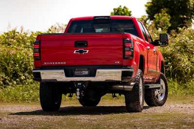 Pair / Smoked XB LED Tail Lights <br> 14-18 GMC Sierra 1500