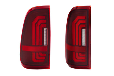 Pair / Red XB LED Tail Lights <br> 99-16 Ford Super Duty
