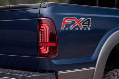 Pair / Red XB LED Tail Lights <br> 99-16 Ford Super Duty