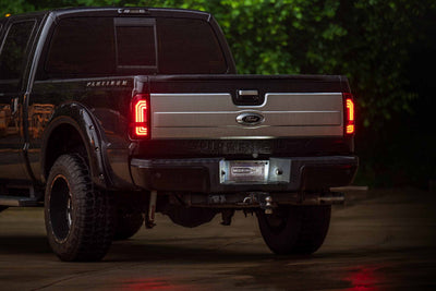 Pair / Red XB LED Tail Lights <br> 99-16 Ford Super Duty