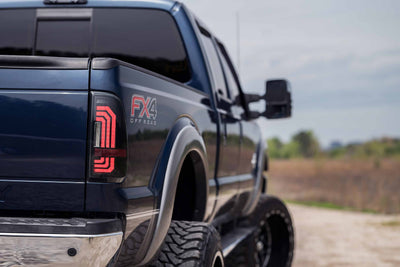 Pair / Smoked XB LED Tail Lights <br> 99-16 Ford Super Duty