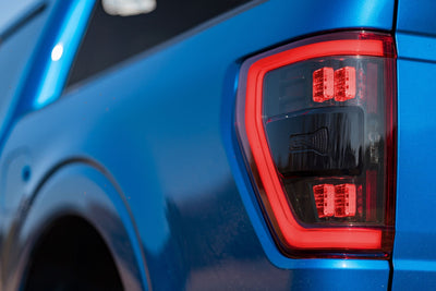 XB LED Tail Lights (Pair / BLIS / Red) <br> 21-24 Ford F150