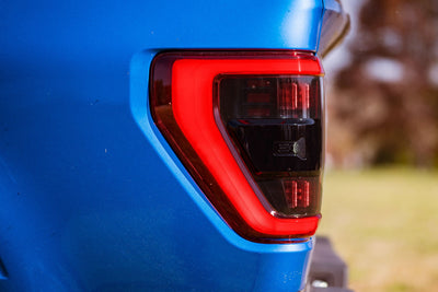 XB LED Tail Lights (Pair / BLIS / Red) <br> 21-24 Ford F150