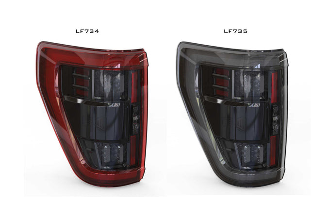XB LED Tail Lights (Pair / BLIS / Red) <br> 21-24 Ford F150