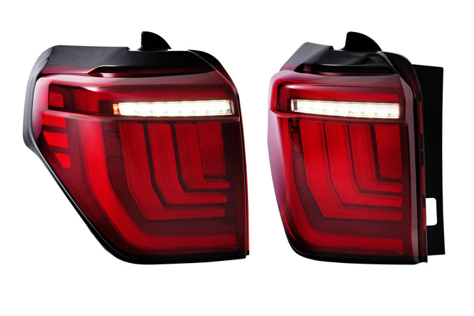 Pair / Red XB LED Tail Lights <br> 10-24 Toyota 4Runner, Gen 2