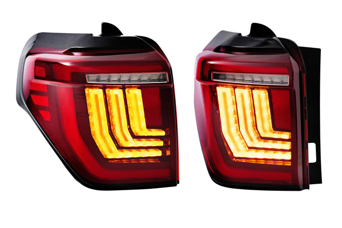 Pair / Red XB LED Tail Lights <br> 10-24 Toyota 4Runner, Gen 2