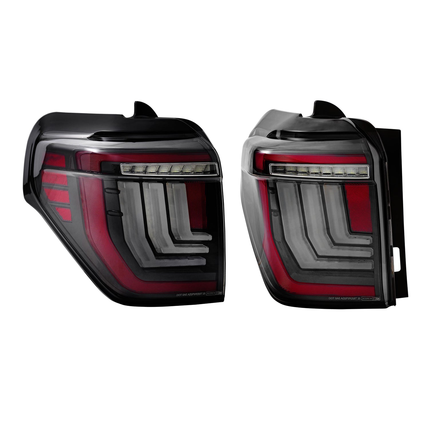 Pair / Smoked, XB LED Tail Lights <br> 10-24 Toyota 4Runner, Gen 2