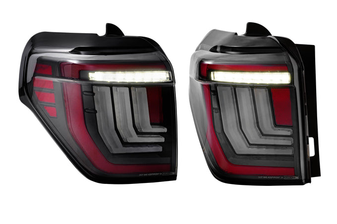 Pair / Smoked, XB LED Tail Lights <br> 10-24 Toyota 4Runner, Gen 2