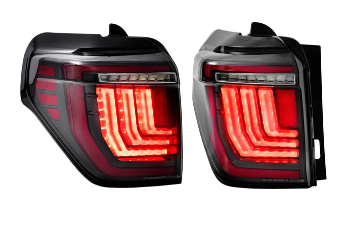 Pair / Smoked, XB LED Tail Lights <br> 10-24 Toyota 4Runner, Gen 2