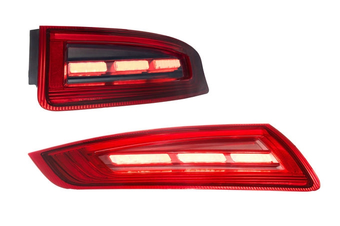 XB LED Tail Lights (Red / Set) <br> 05-08 Porsche 997.1