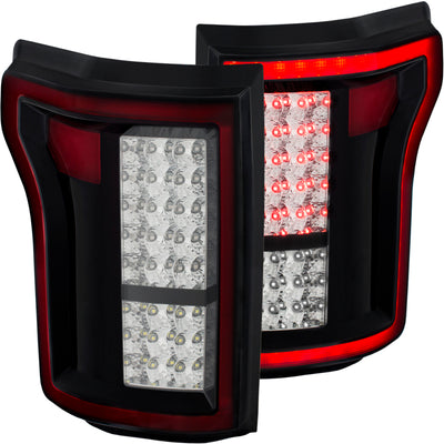 Red/Clear LED Taillights <br> 15-16 Ford F-150