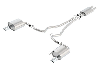 ATAK Cat-Back Exhaust System <br> 15-17 Ford Mustang 3.7L V6 Coupe