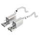 S-Type ll Axle-Back Exhaust System <br> 09-13 Chevy Corvette Base 6.2L V8